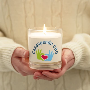 Casaupendo Glass jar soy wax candle