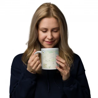 Tesh's Chameleon glossy mug