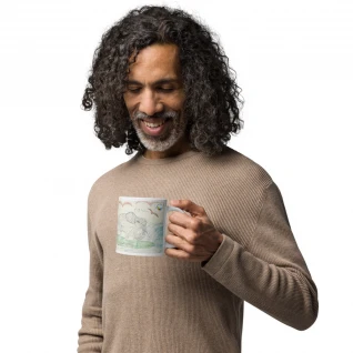 Calvin's elephant glossy mug