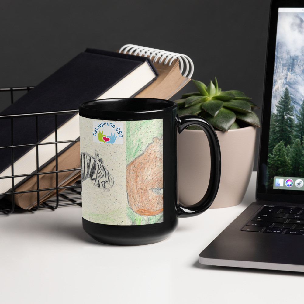 Jairus Lion Zebra Mug