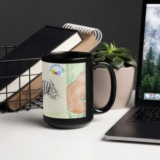 Jairus Lion Zebra Mug