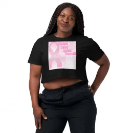 Warriors United Against Cancer crop top
