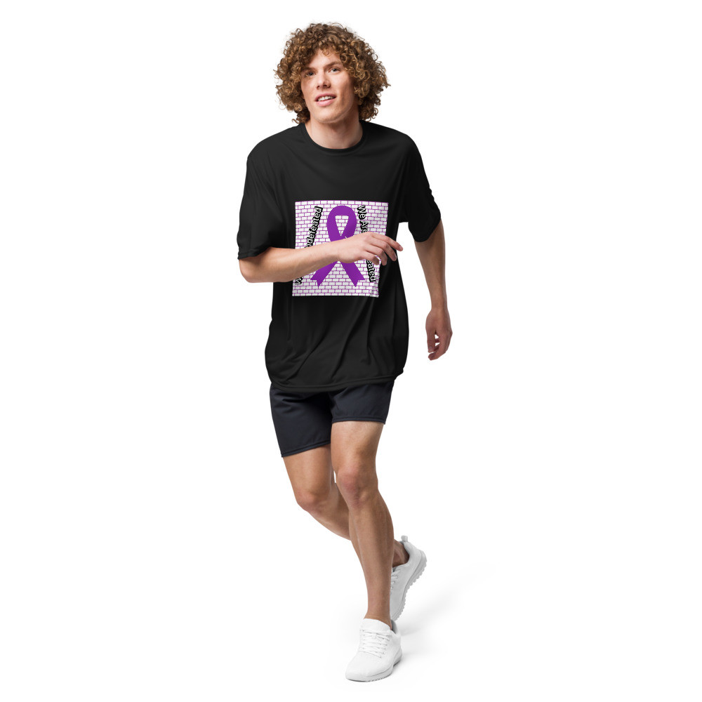 Epilepsy Month Unisex performance crew neck t-shirt