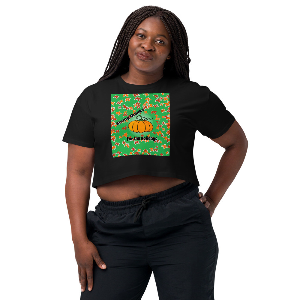 Happy Thanksgiving Women’s crop top