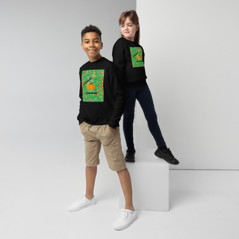 Happy Thanksgiving Youth crewneck sweatshirt