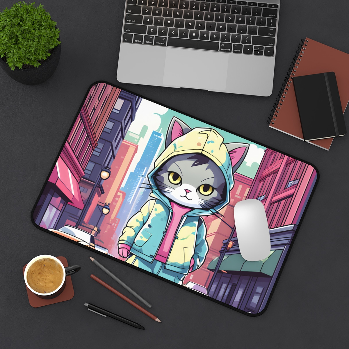 Urban Kitty "Luna" Desk Mat