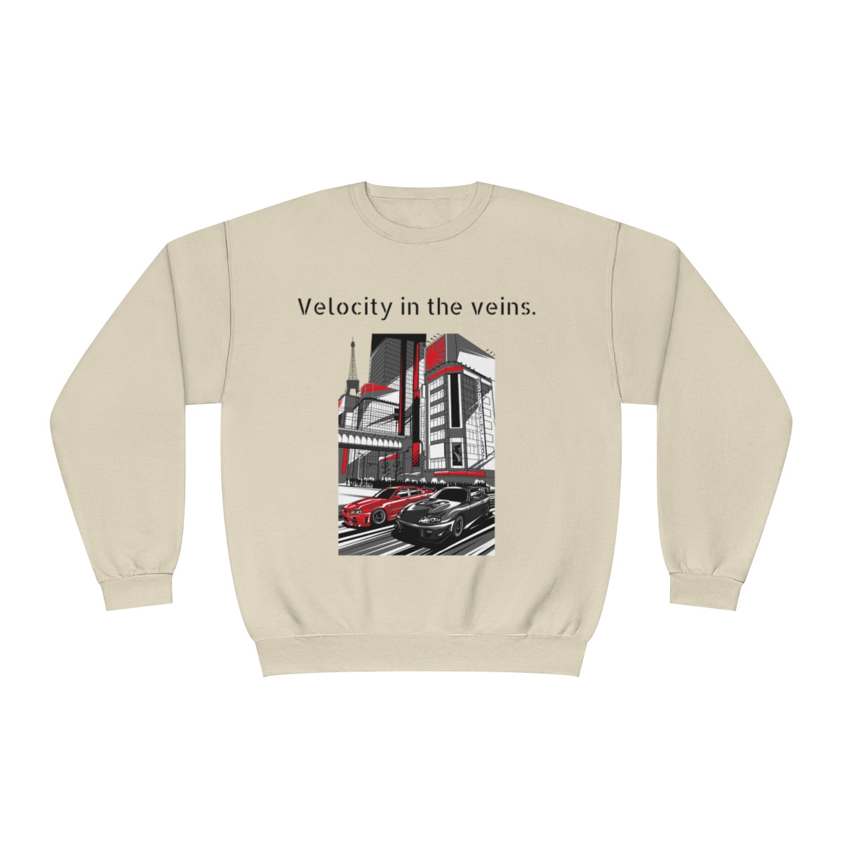 Velocity in the veins.
