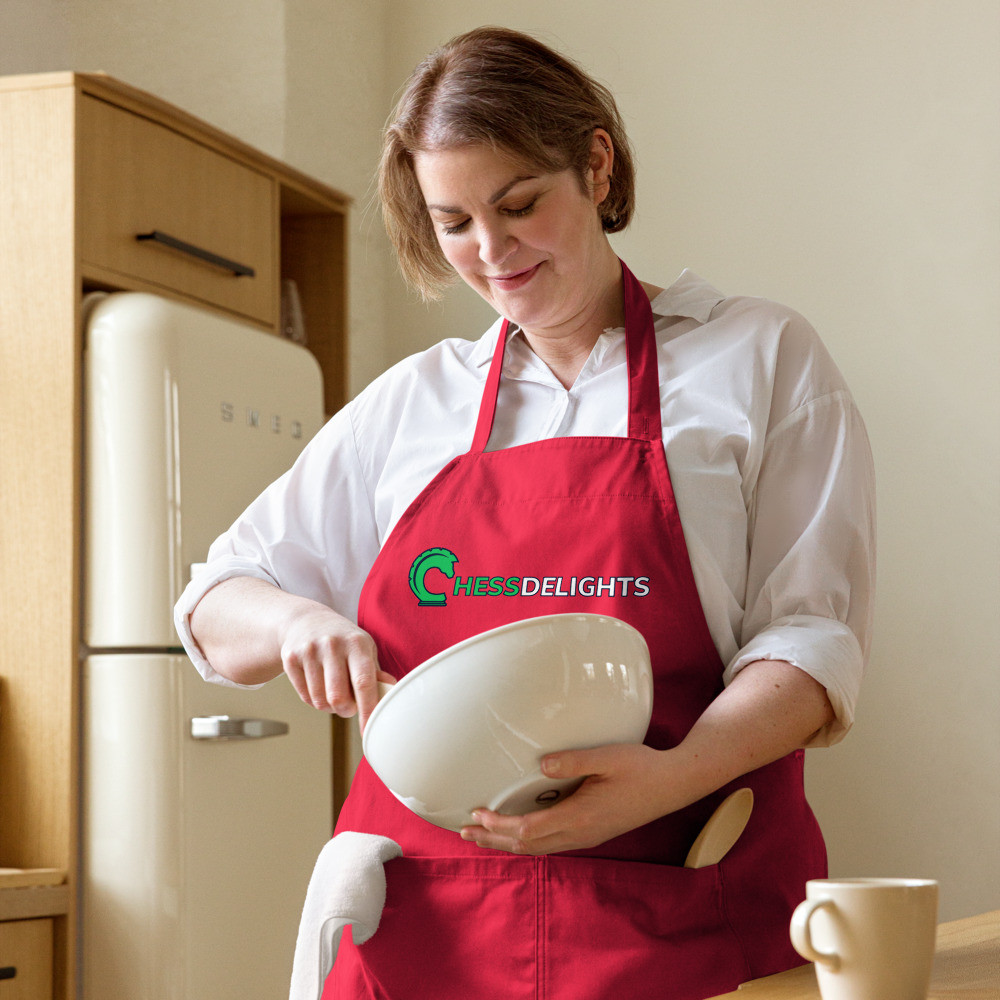 ChessDelights Organic cotton apron