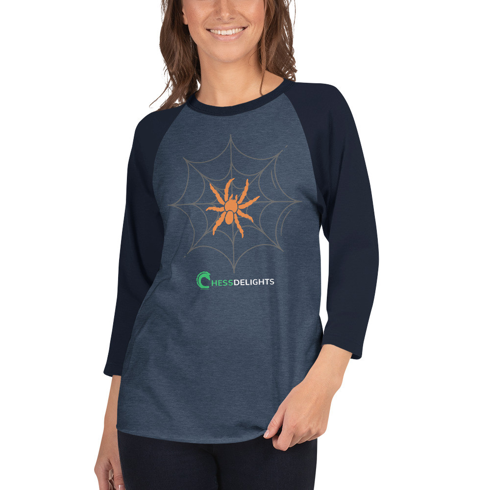 ChessDelights 3/4 sleeve raglan shirt Halloween version
