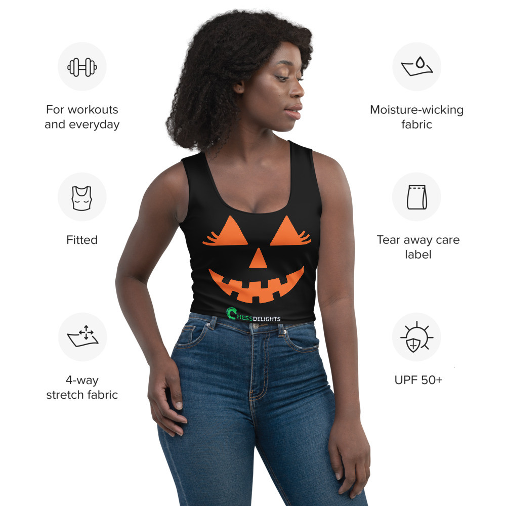 ChessDelights Crop Top Halloween style