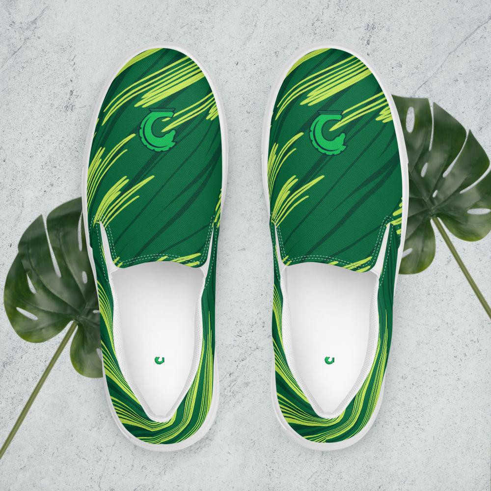ChessDelights Men’s slip-on canvas shoes