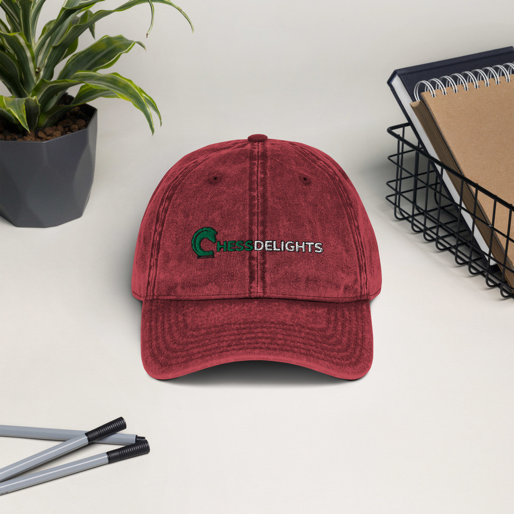 ChessDelights Vintage Cotton Twill Cap