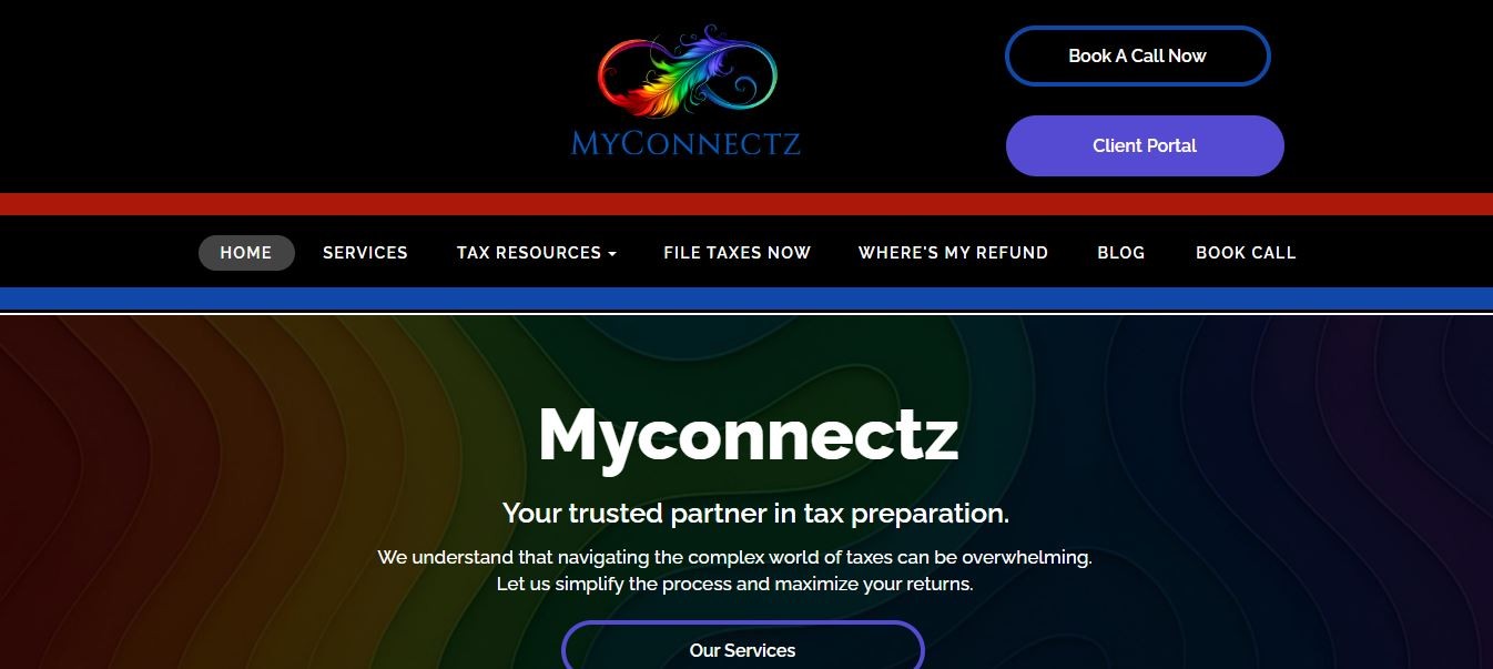 Tax Website Design (Template)