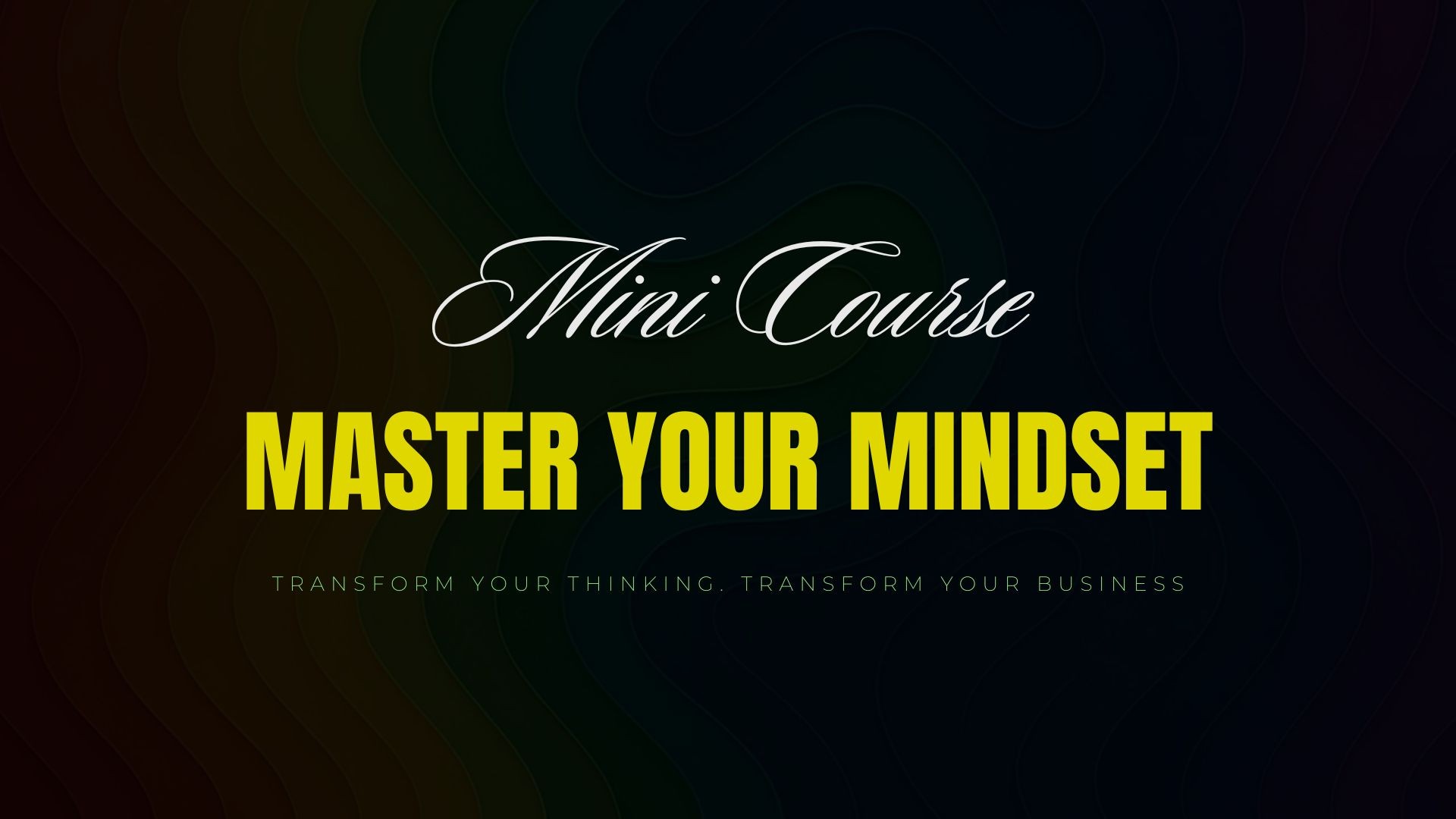 Master Your Mindset 101 - Plug & Play