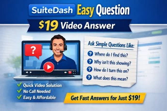 Suitedash Easy Question- Video Answer $19.00 per question
