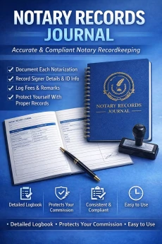 Notary Records Journal