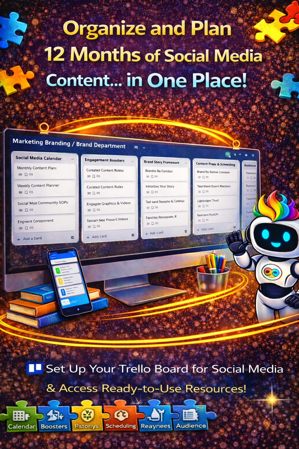 Marketing Branding / Brand Department- 12-Month Social Media Content System