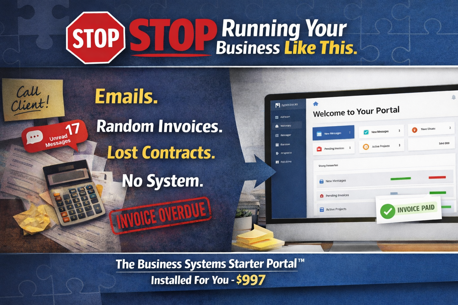 Business Systems - Suitedash Starter Client/Staff Portal