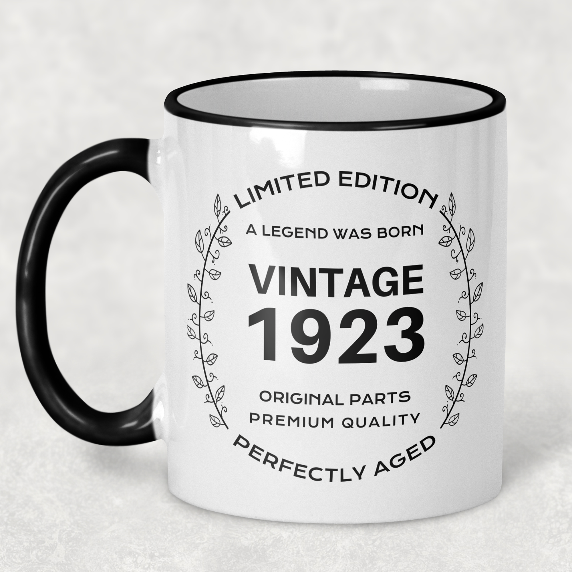 1923 Vintage Gift Landmark Birthday Gift Mug Limited Edition for Women or Men - "Legend Was Born" in 1923 - - - FREE SHIPPING!
