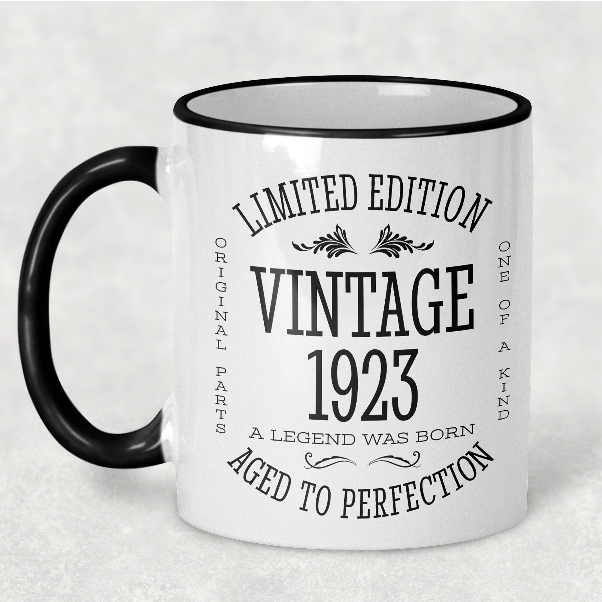 1923 Vintage Gift Landmark Birthday Gift Mug Limited Edition for Women or Men - "Legend Was Born" in 1923 - - - FREE SHIPPING!