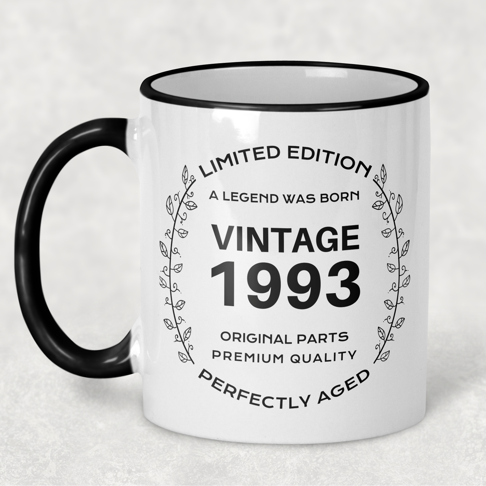 1993 Vintage Gift Landmark Birthday Gift Mug Limited Edition for Women or Men - "Legend Was Born" in 1993 - - - FREE SHIPPING!