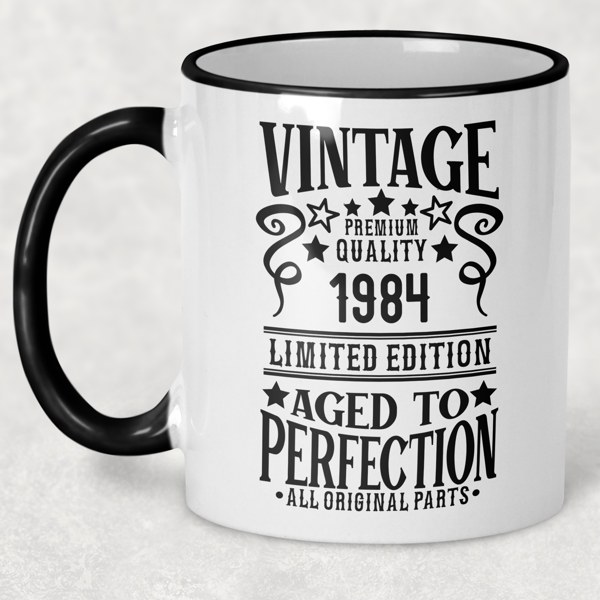1984 Vintage Gift Landmark Birthday Gift Mug Limited Edition for Women or Men - "Premium Quality" in 1984 - - - FREE SHIPPING!