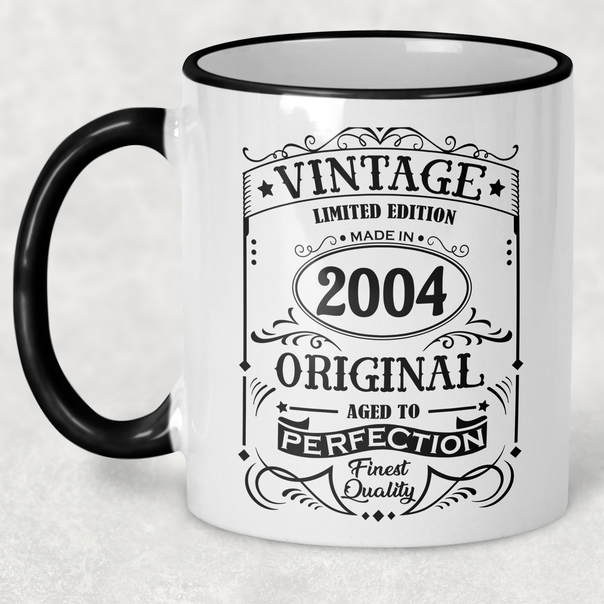 2004 Vintage Gift Landmark Birthday Gift Mug Limited Edition for Women or Men - "Finest Quality" in 2004 - - - FREE SHIPPING!