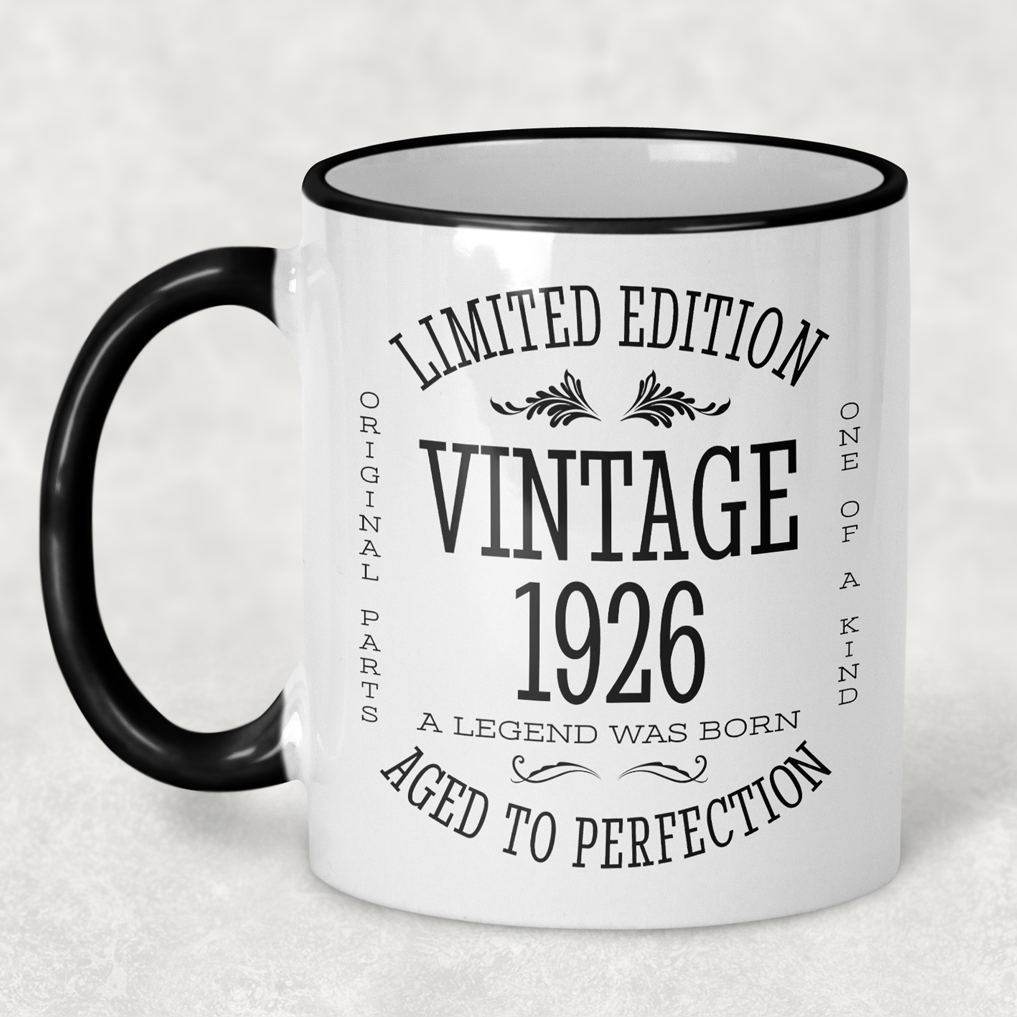 1926 Vintage Gift Landmark Birthday Gift Mug Limited Edition for Women or Men - "Legend Was Born" in 1926 - - - FREE SHIPPING!