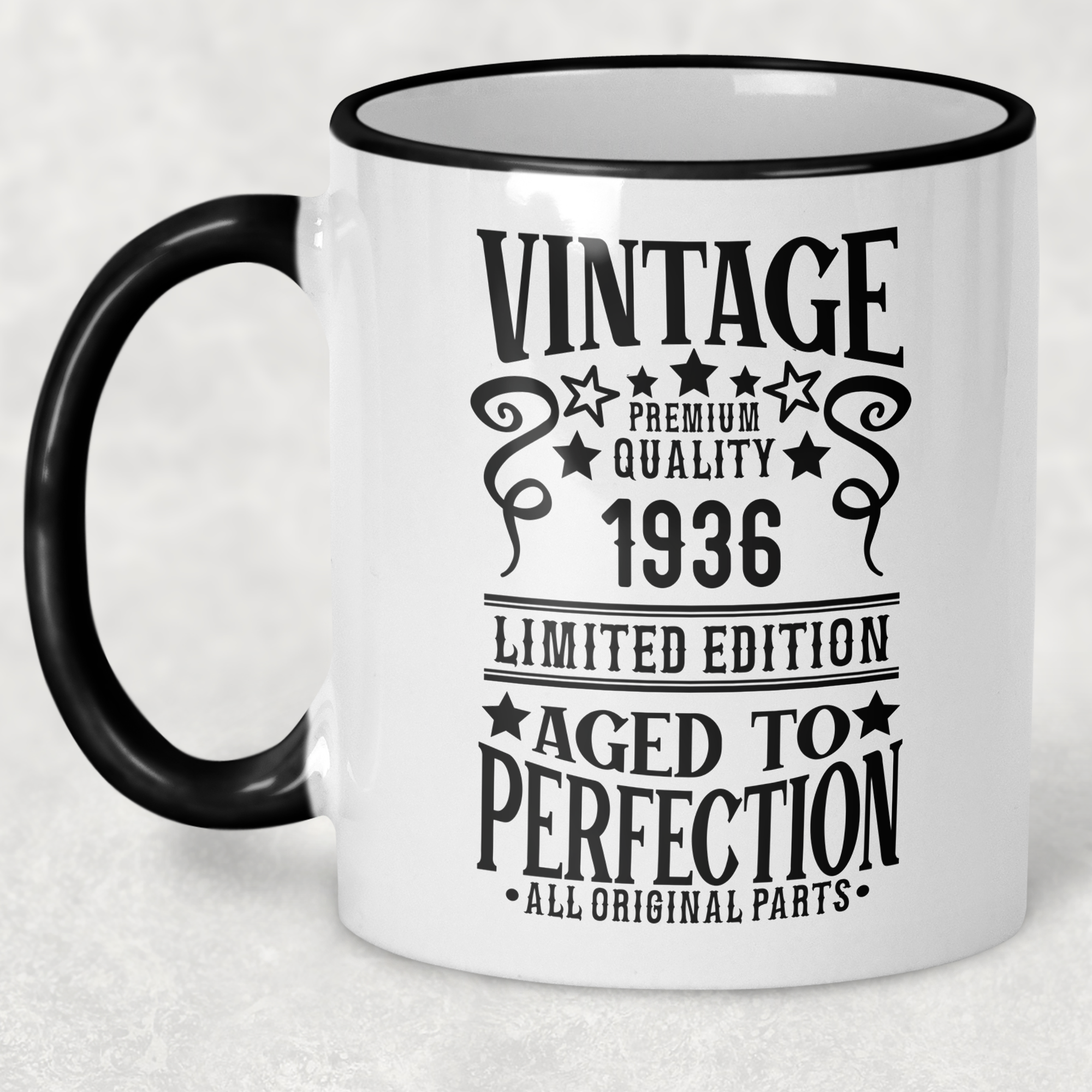 1936 Vintage Gift Landmark Birthday Gift Mug Limited Edition for Women or Men - "Premium Quality" in 1936 - - - FREE SHIPPING!