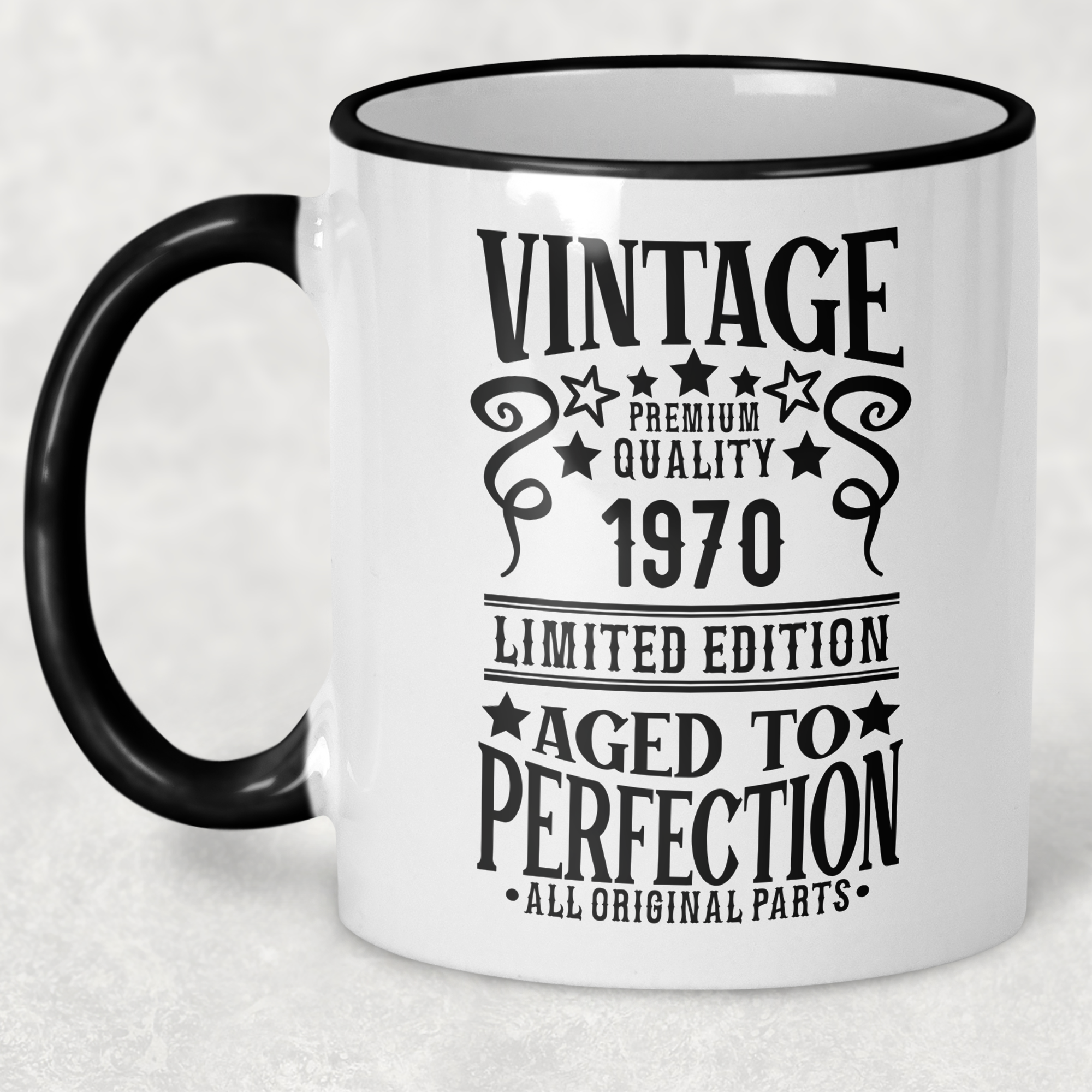 1970 Vintage Gift Landmark Birthday Gift Mug Limited Edition for Women or Men - "Premium Quality" in 1970 - - - FREE SHIPPING!