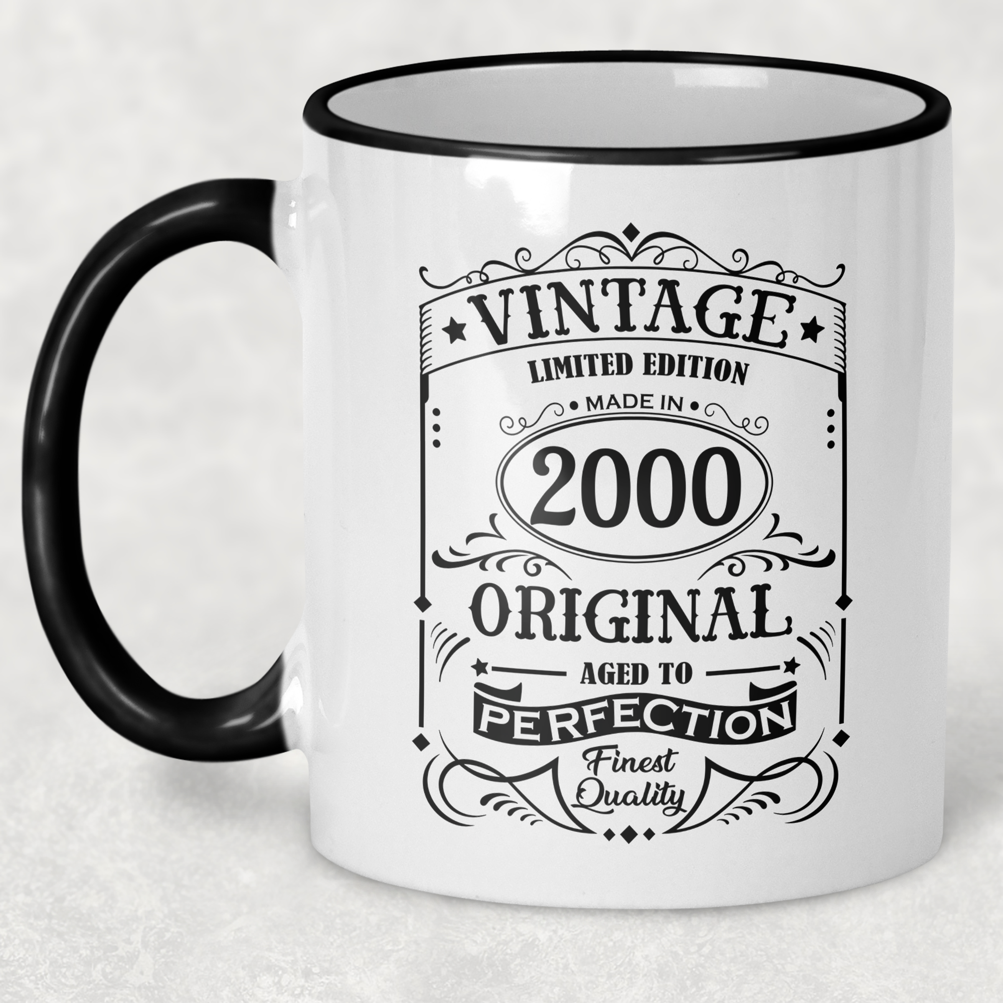 2000 Vintage Gift Landmark Birthday Gift Mug Limited Edition for Women or Men - "Finest Quality" in 2000 - - - FREE SHIPPING!