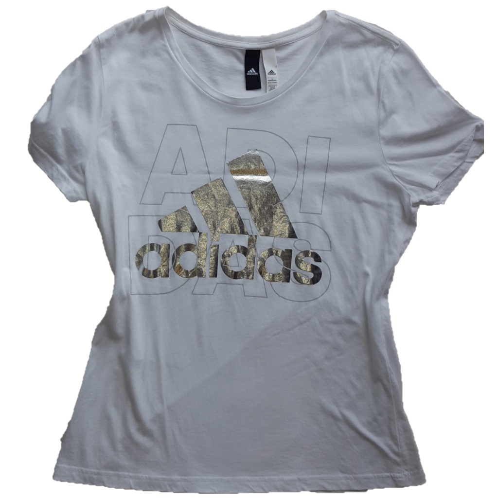 Adidas T-shirt, Size L (small fit)