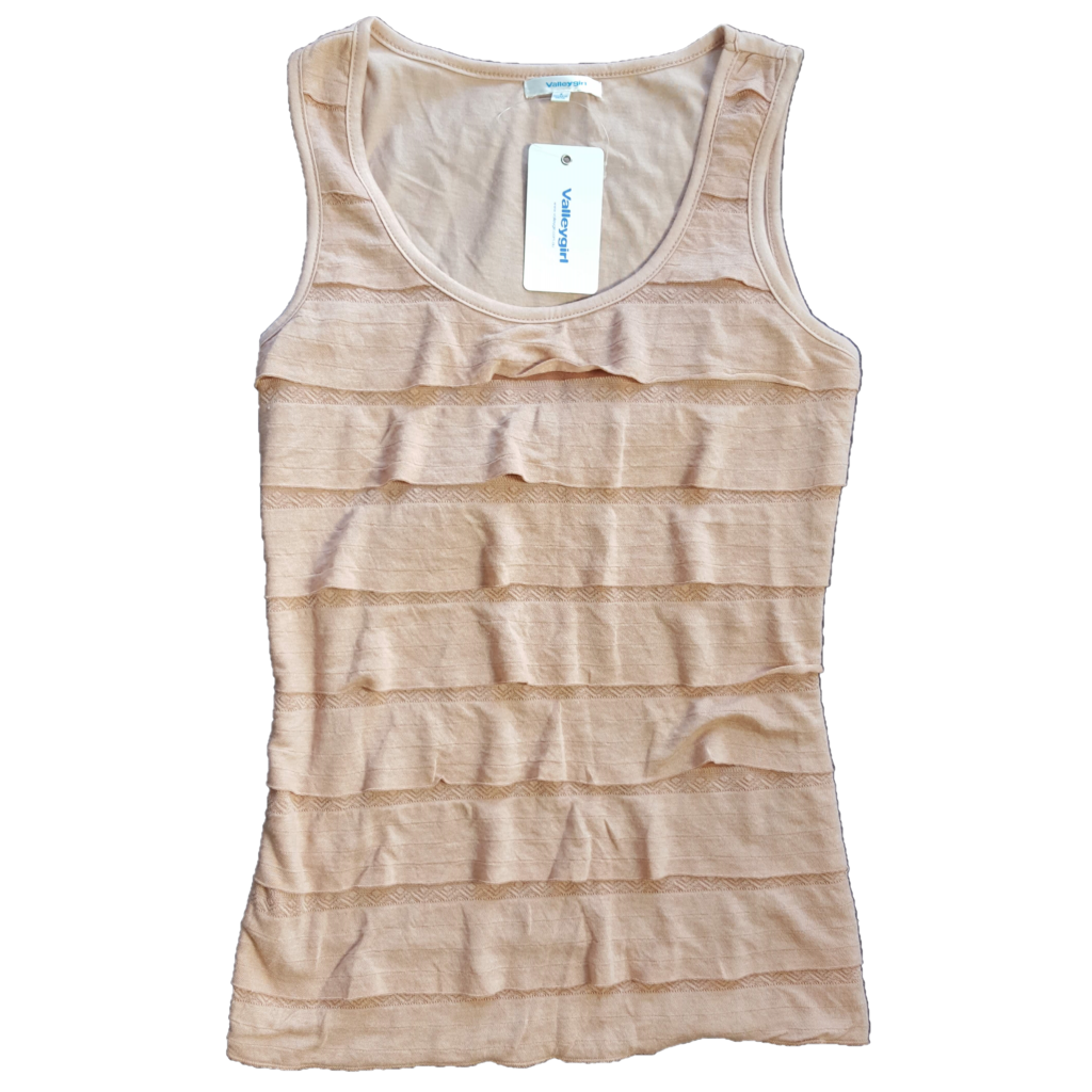 Valley Girl Dusty Pink Tank, Size S