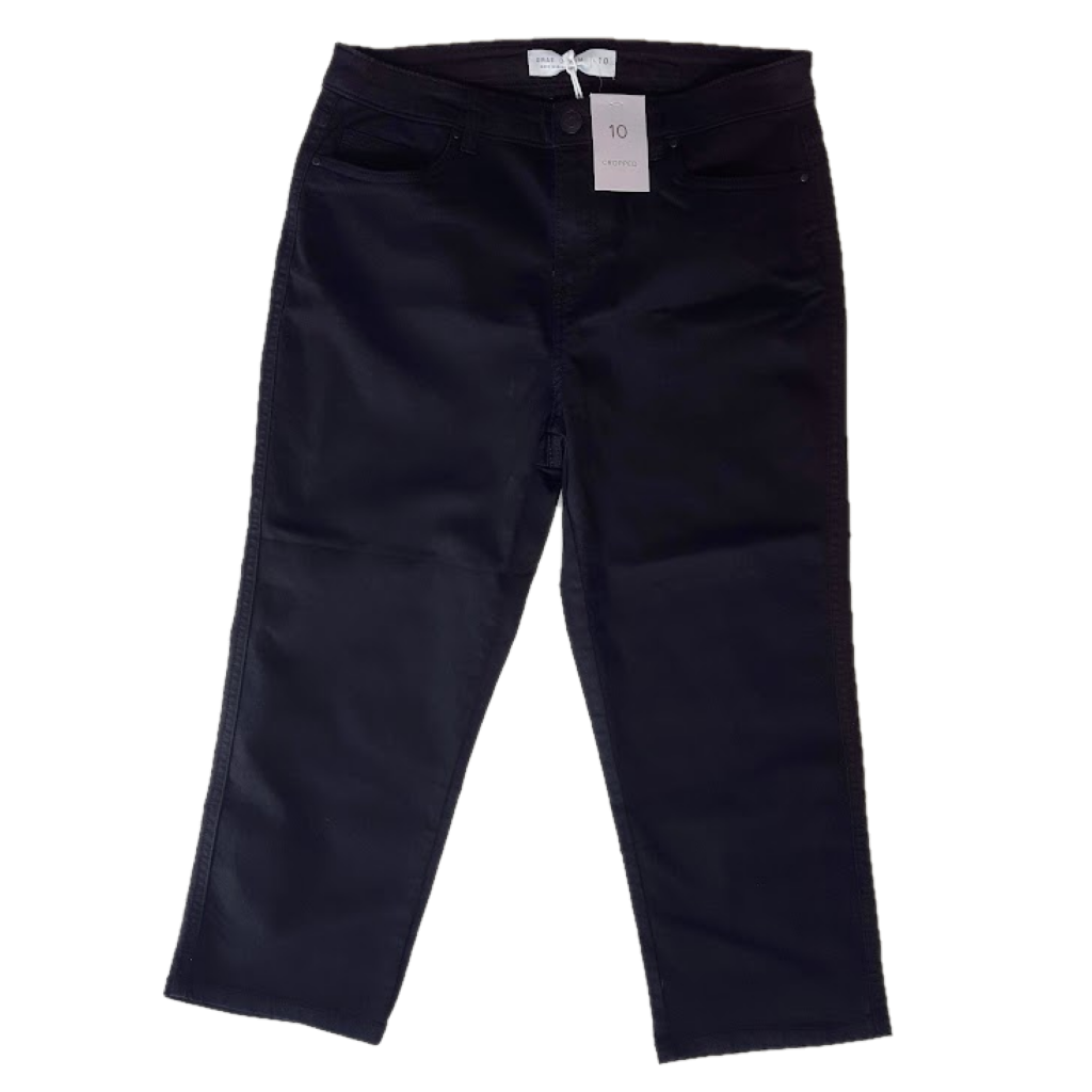 Grae Denim Cropped Jeans, Size 10
