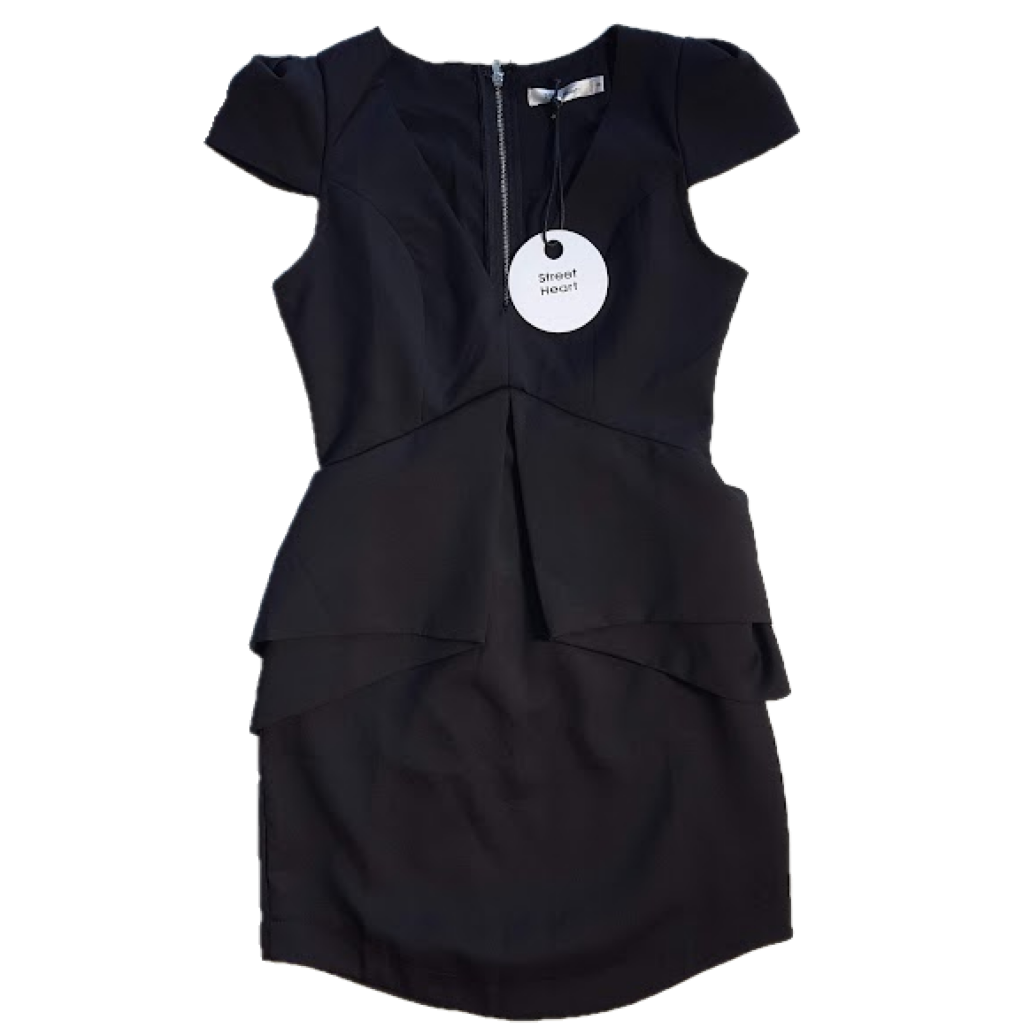 Streetheart Peplum Dress, Size 8