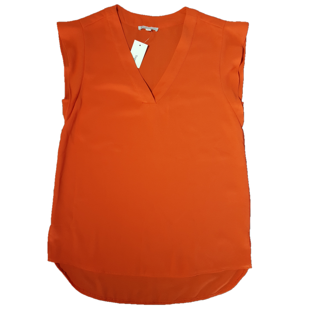 Target Orange Blouse, Size 8