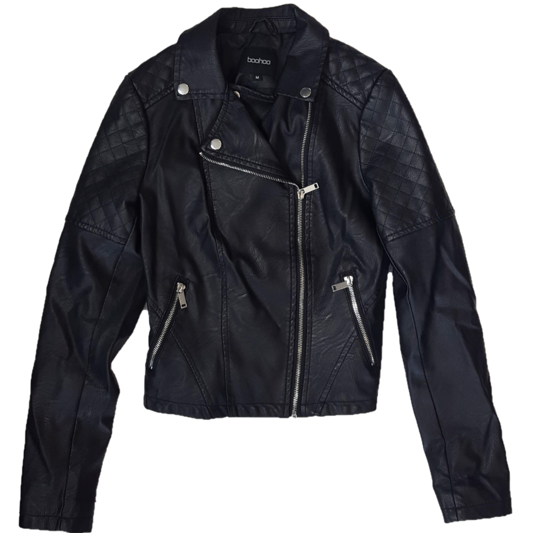 Boohoo Leather Look Jacket, Size M