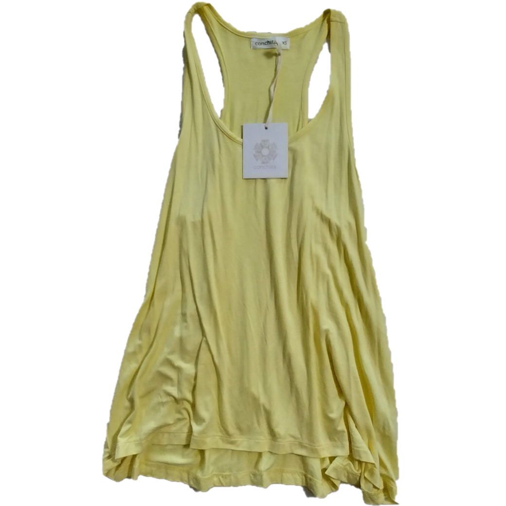 Conchita Lemon Tank, Size XS