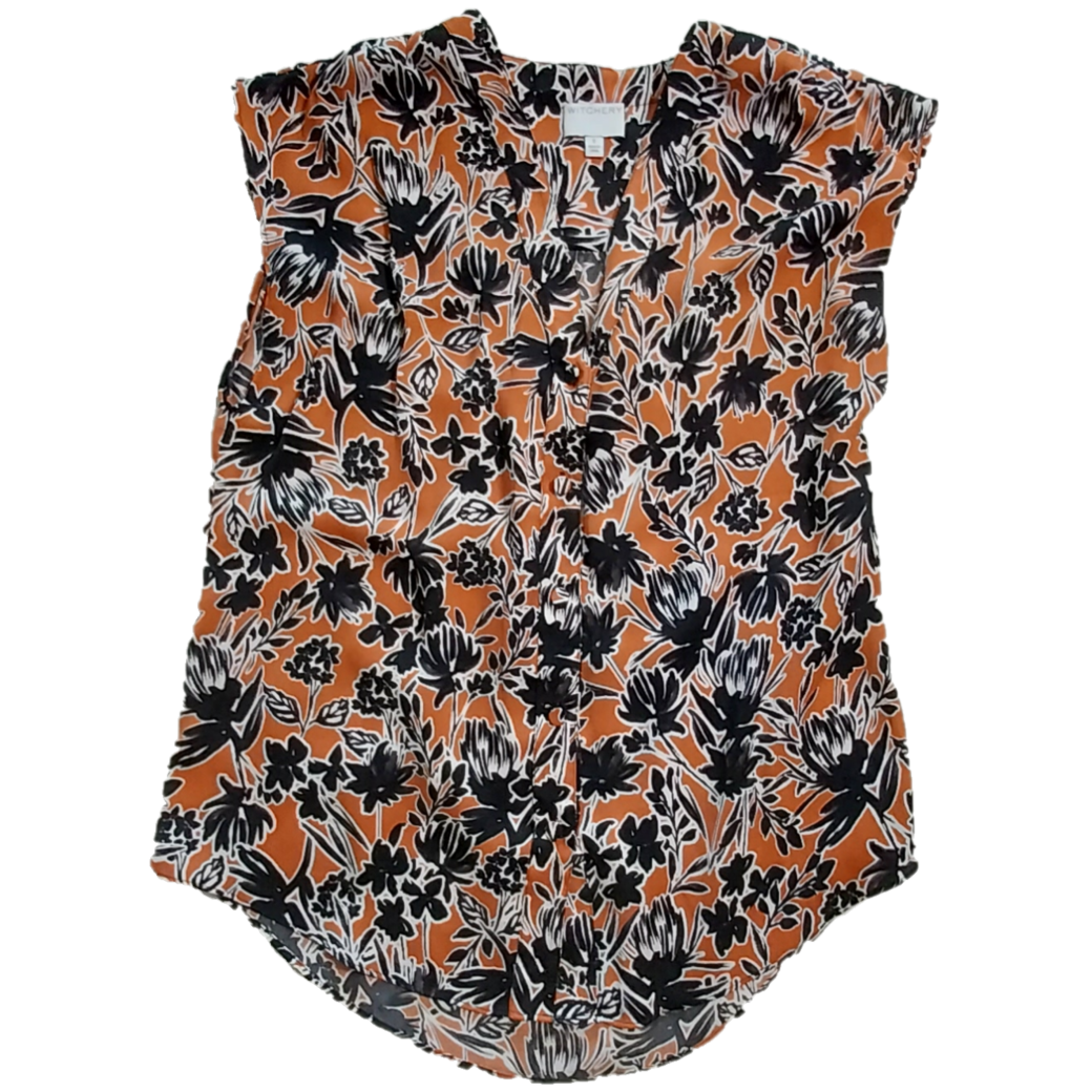 Witchery Floral Bouse, Size 8