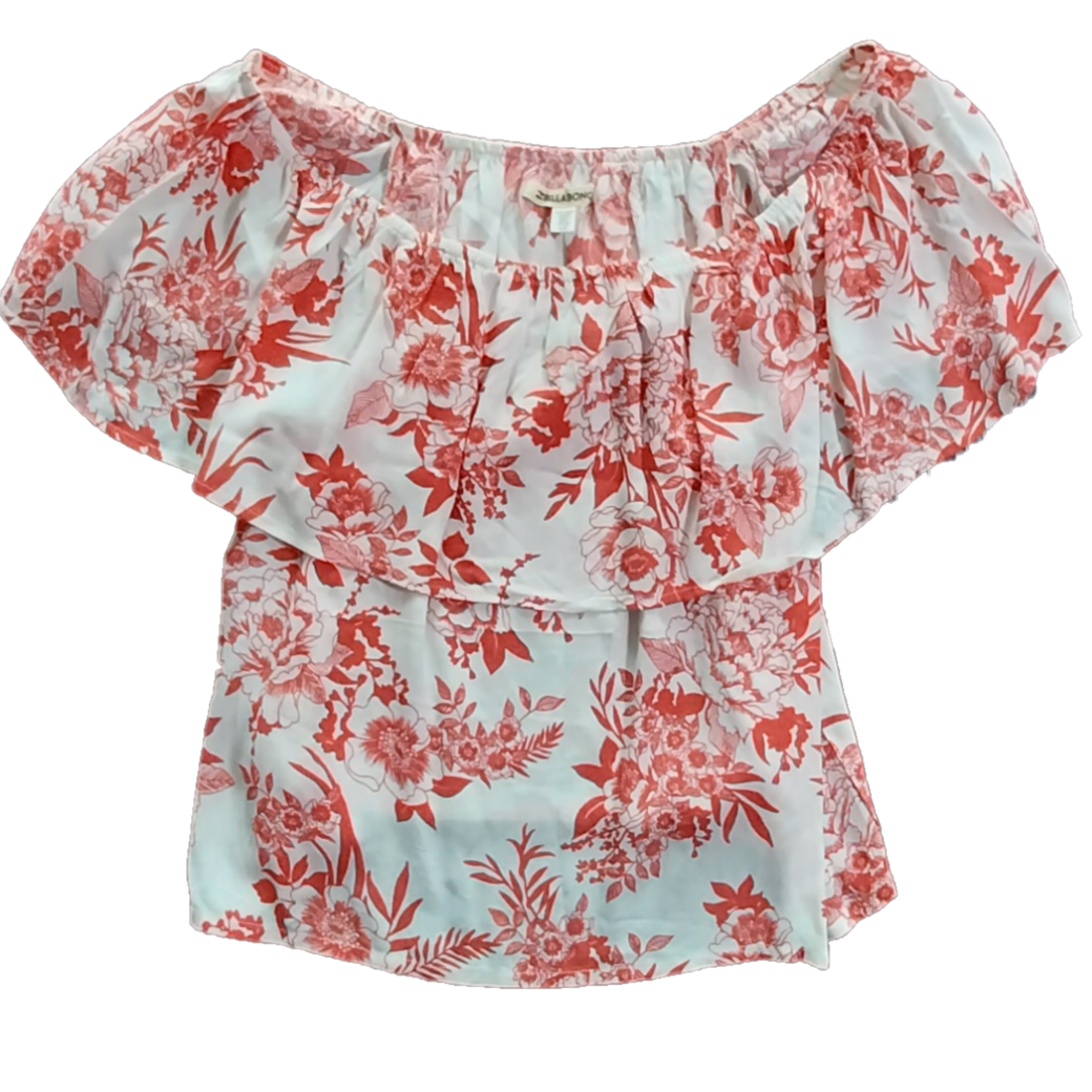 Billabong Floral Top, Size L