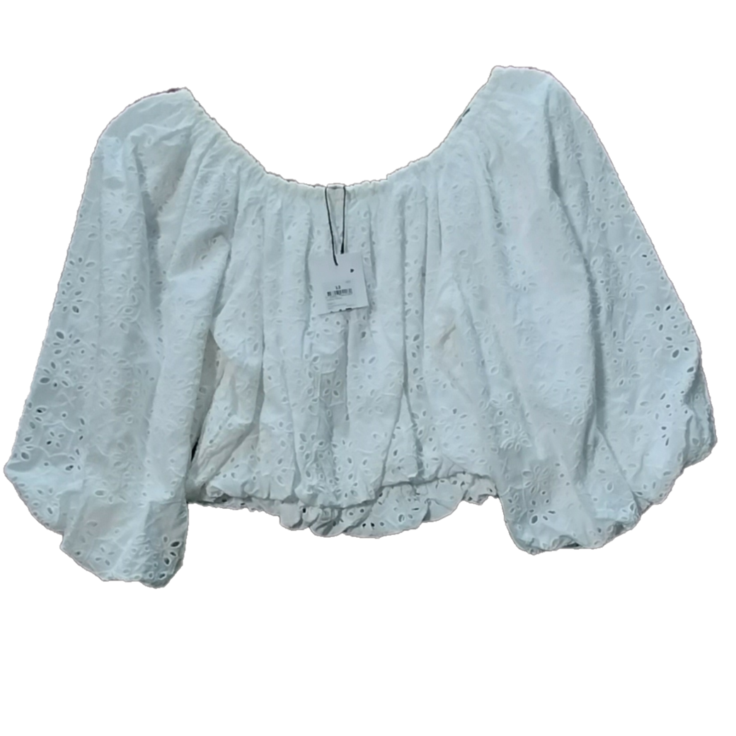 Target Broderie Anglaise Crop Top, Size 12