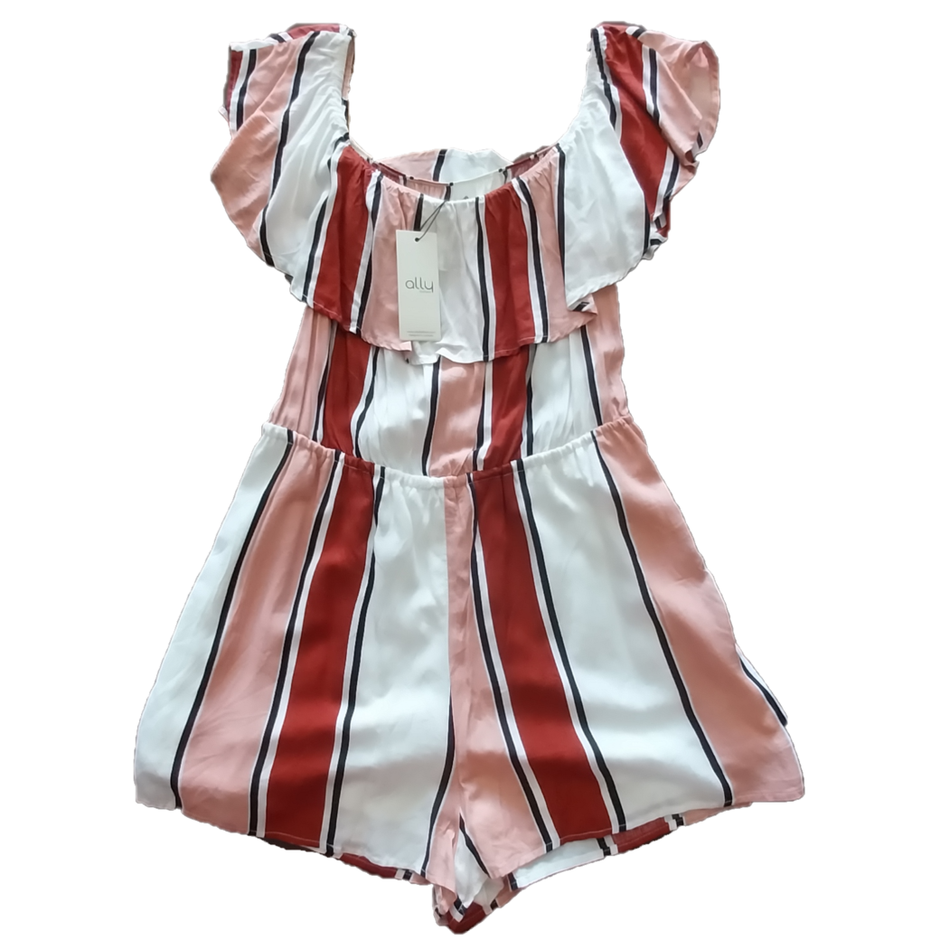 Ally Striped Playsuit