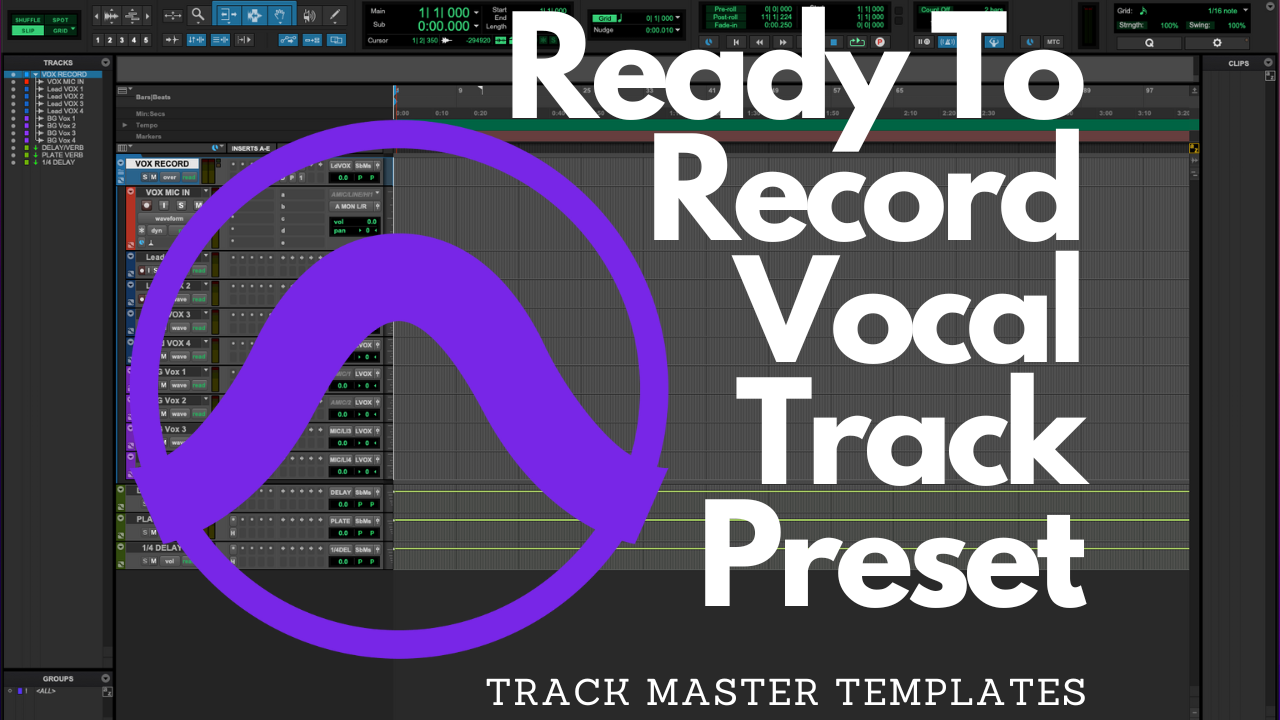 Pro Tools Vocal Ready To Record Preset