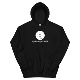 Queue Points Logo Hoodie