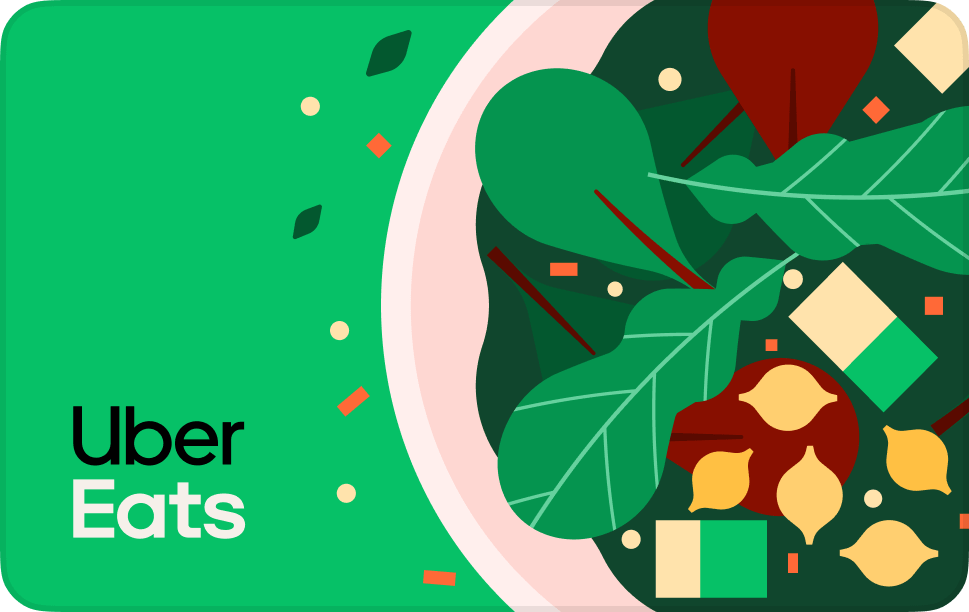 Uber Eats Gift Voucher 100 Spend