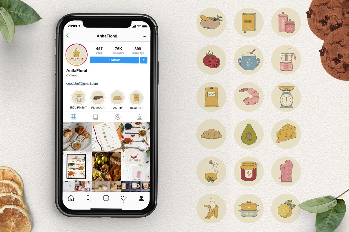 Cooking & Kitchen Icon Kit