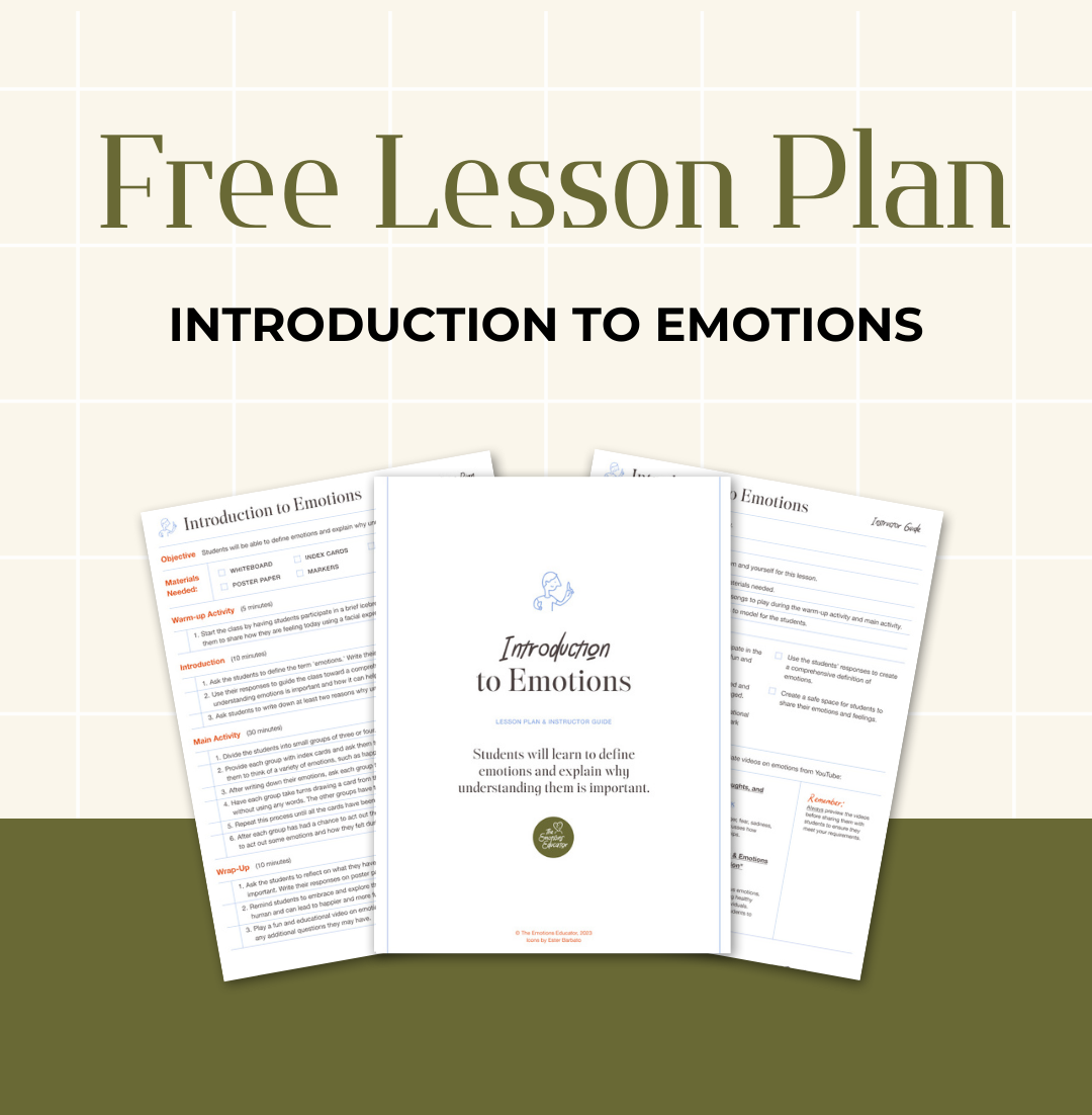 Unit 01 - Intro to Emotions [FREE Lesson Plan]