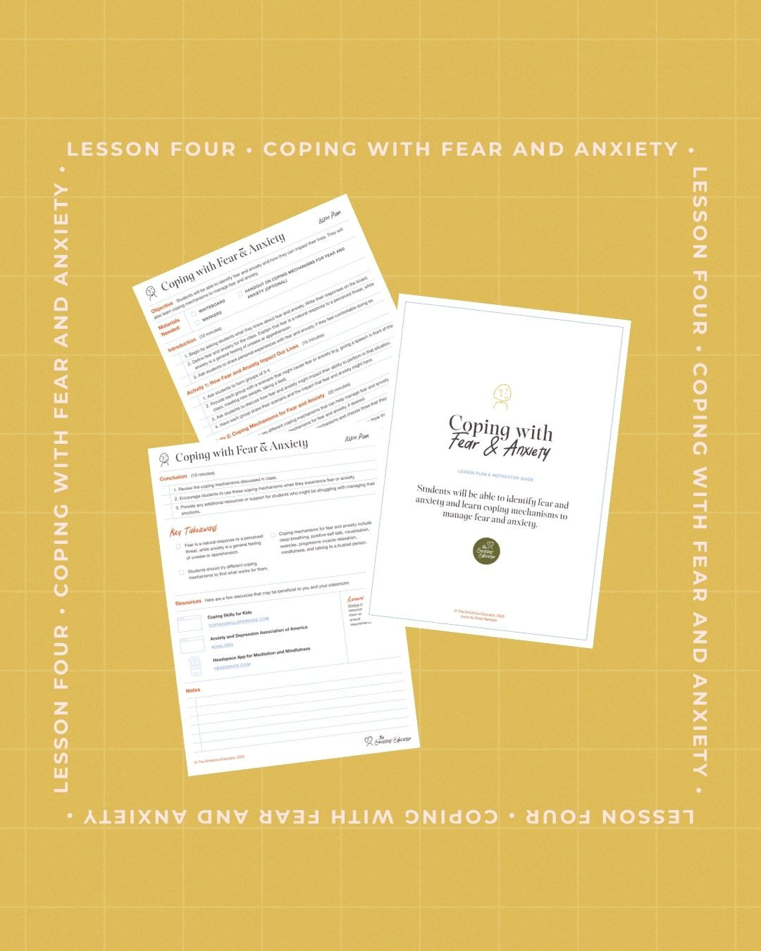 Unit 4 "Coping with Fear & Anxiety" Activity