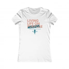 White AP Podcast Women's Favorite Tee