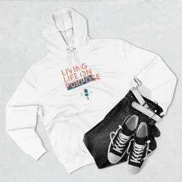 White AP Podcast Unisex Hoodie